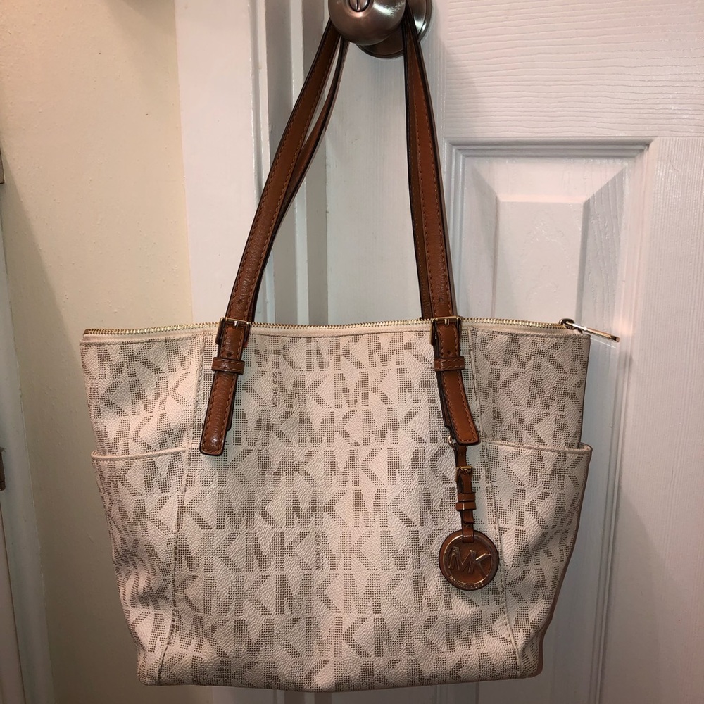 Michael Kors small logo print tote